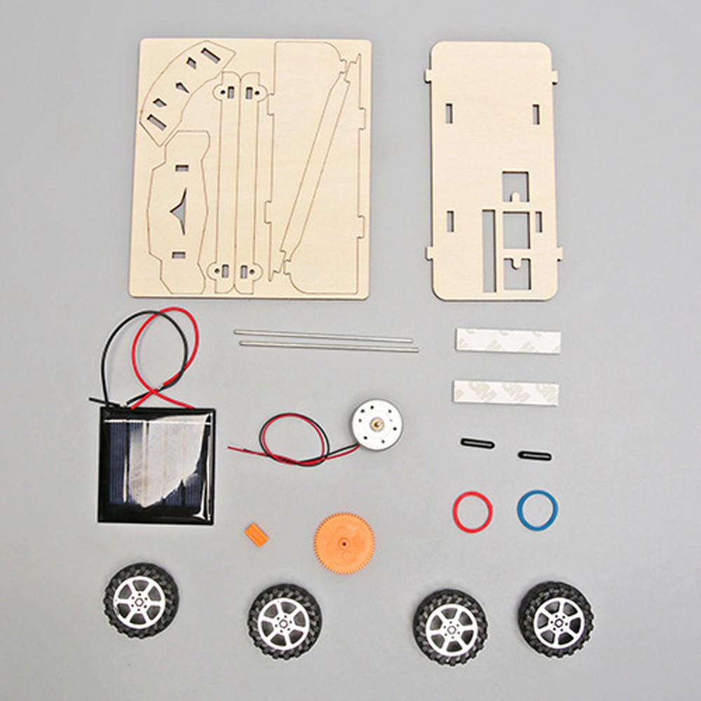 Science And Invention - Соберите солнечное DIY автомобильный моторный робот,
