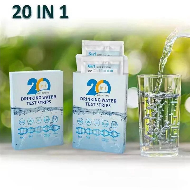 B23B Набор из 20 тест-полосок  – обзор и цена Water Testing Kit